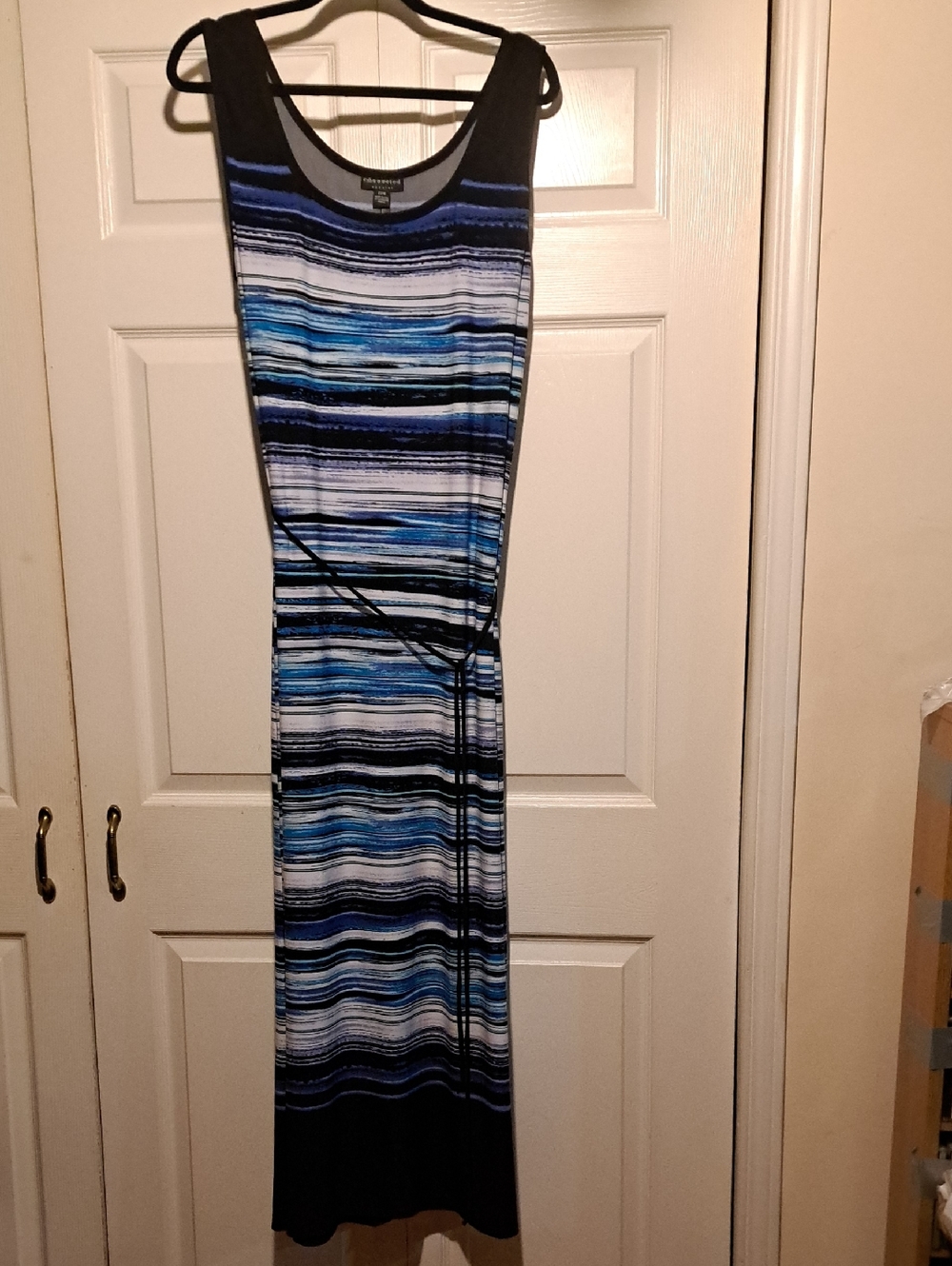 🪬 Plus size 20 sexy fitted slinky beach dress vacation ready with ocean colors